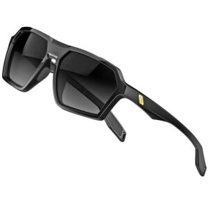ATTCL Hommes Lunettes de soleil Polarisées Lunettes de sport décontractées avec protection UV TR90 Cadre