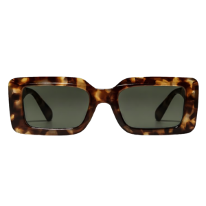 FEMME AIRE - Les lunettes de soleil rectangulaires Parallax (Femme, Brun))