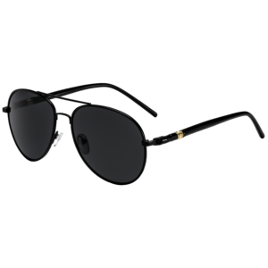 HOMME Driving Pilot Polarized Sunglasses Black